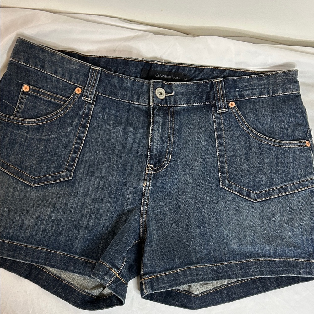 Calvin Klein Indigo Denim Shorts
